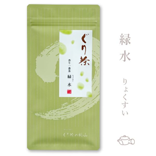 【2021年度産】ぐり茶 香り一番茶【緑水】100g