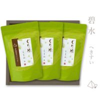 ぐり茶 上級一番茶　碧水ティーバッグ箱入り三本セット