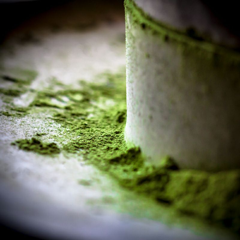 本格石臼挽きの抹茶